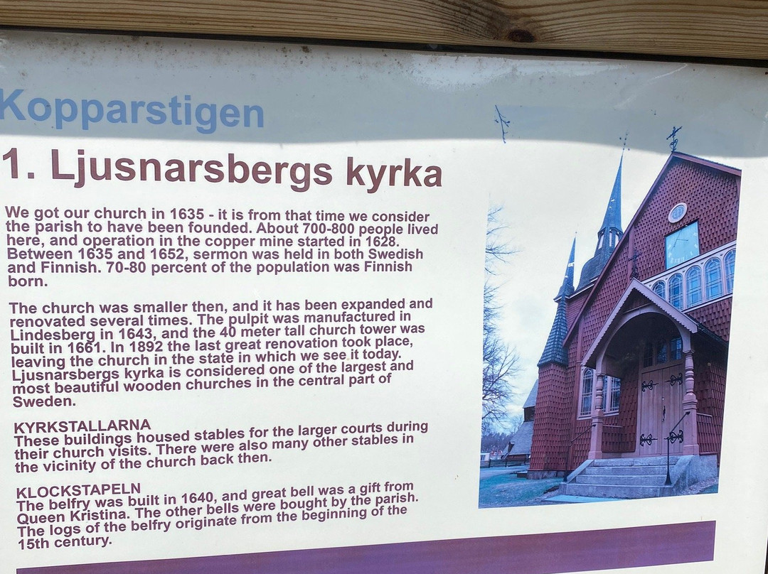 Ljusnarsbergs Kyrka-Kopparberg必去景点