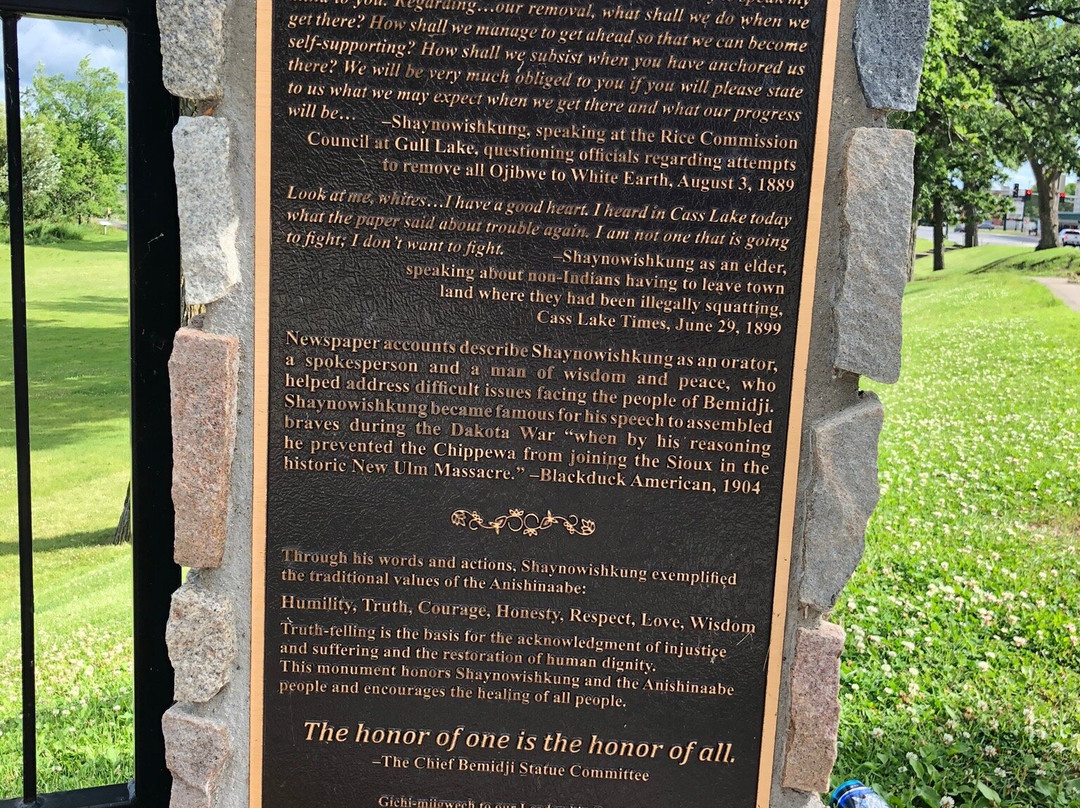 Chief Bemidji Statute-伯米吉必去景点