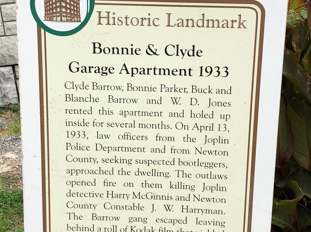 Bonnie and Clyde's Joplin Garage Apartment Hideout-乔普林必去景点