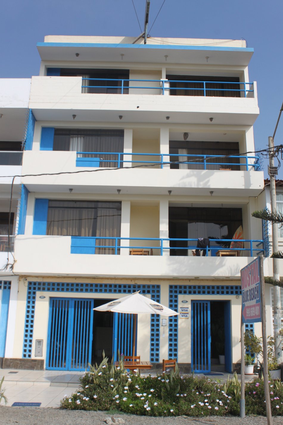 Blue Beach Hostal-浴室