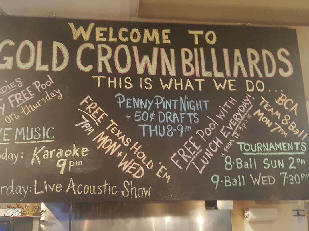 Gold Crown Billiards Bar & Grill-哈里森堡必去景点