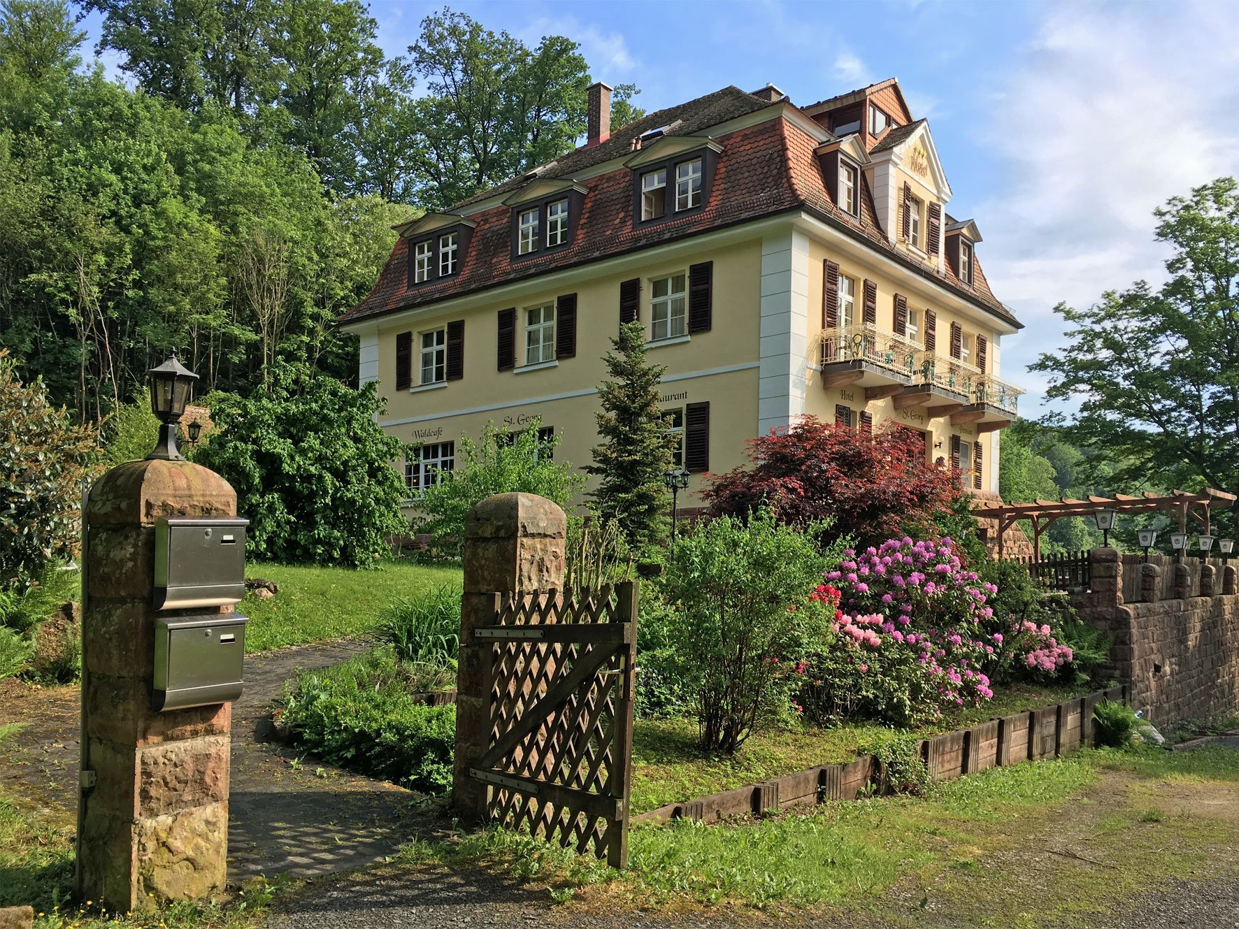 Rhöen Hotel Waldcafé St. Georg-浴室