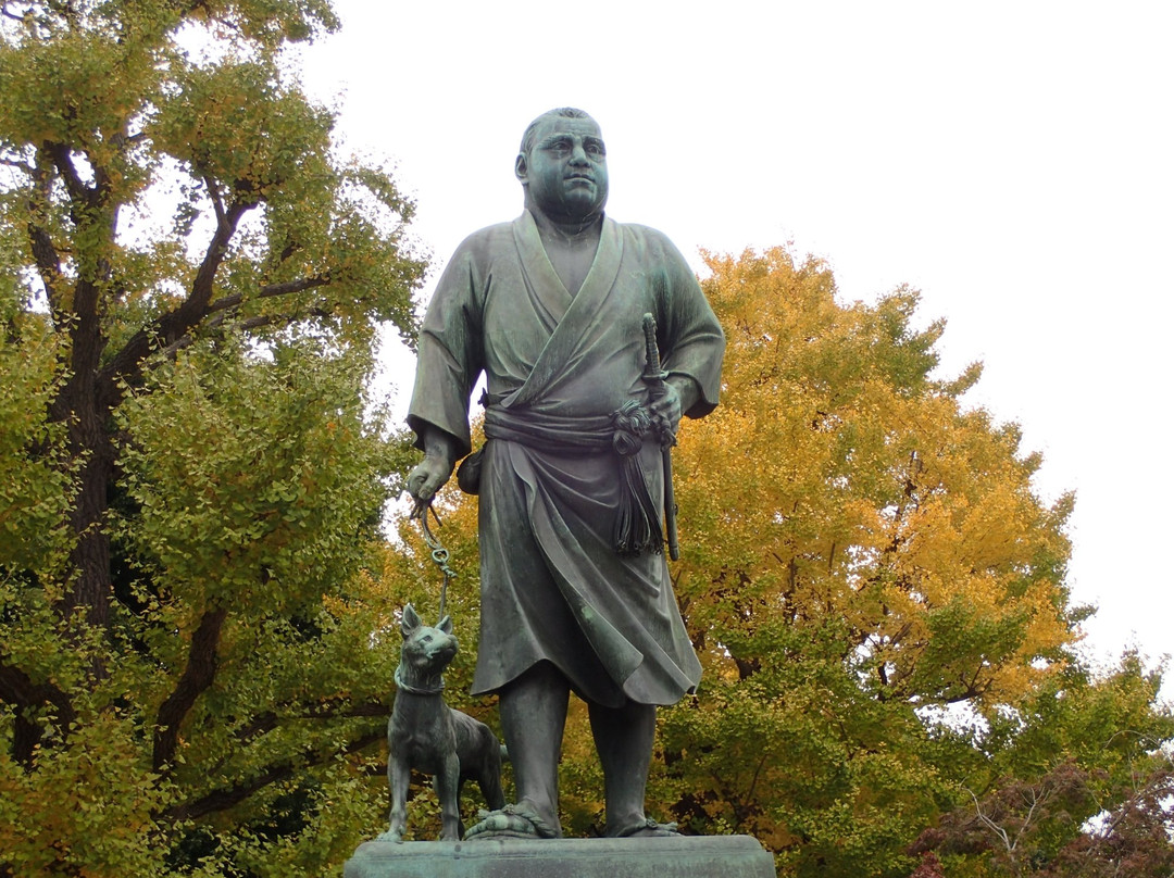 Saigo Takamori Statue-Uenokoen必去景点