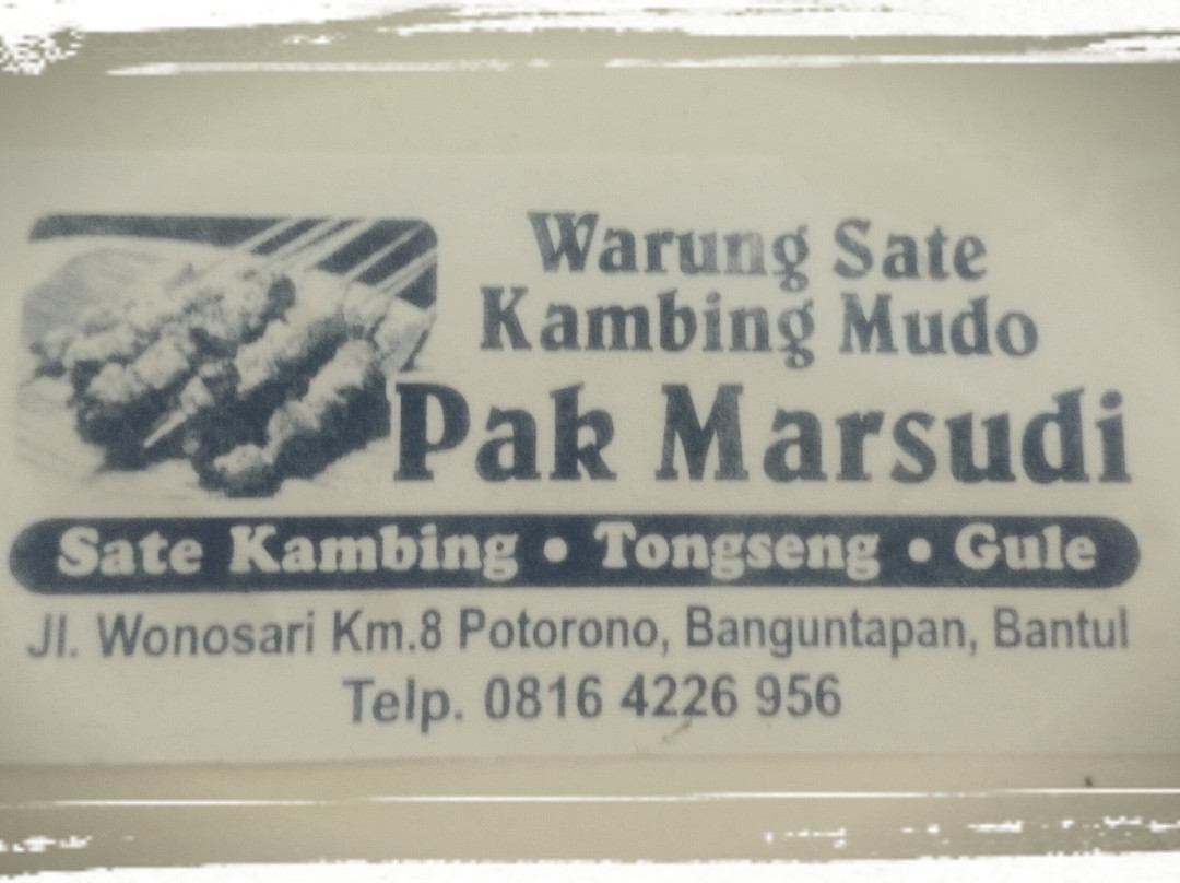 Sate Kambing Mudo Pak Marsudi