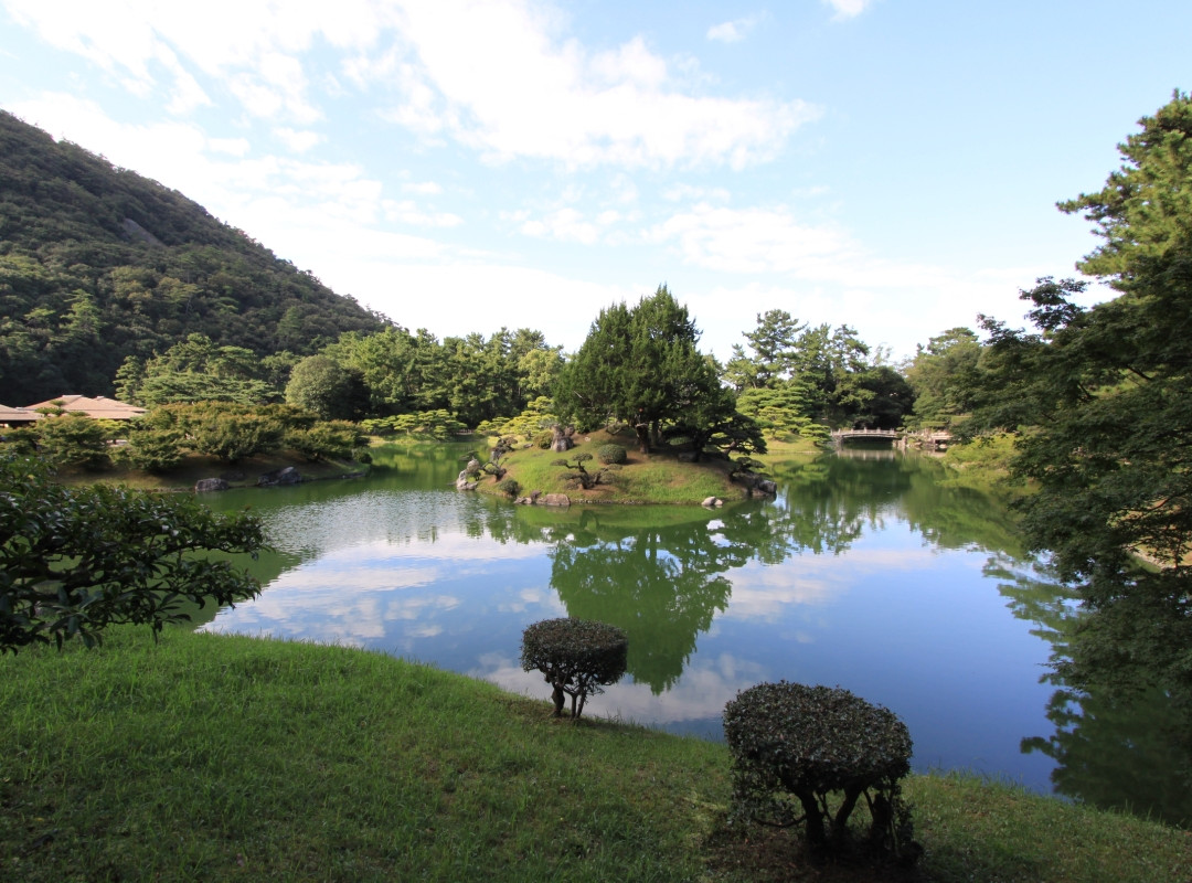 栗林公園景点图片