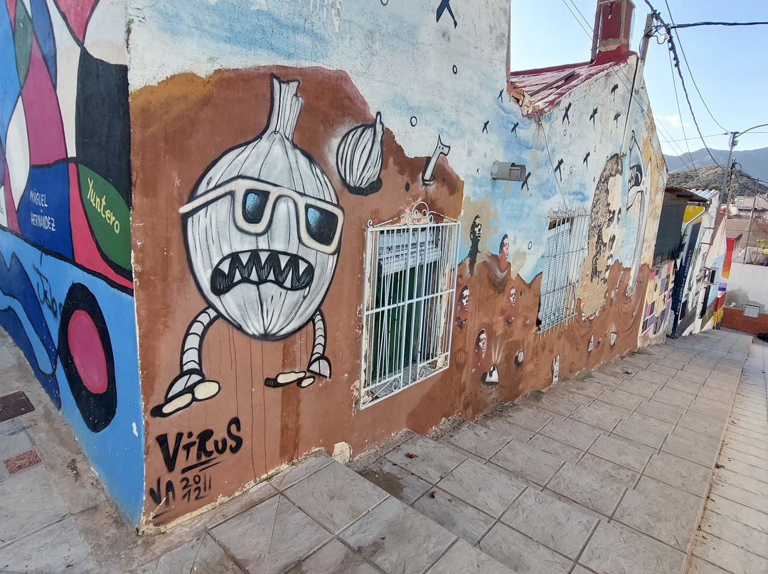 Muurschilderingen - Murales in de wijk San Isidro景点图片