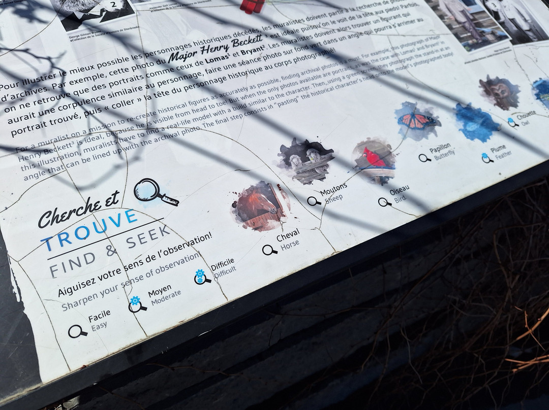 Sherbrooke's Murals on BaladoDiscovery-舍布鲁克必去景点