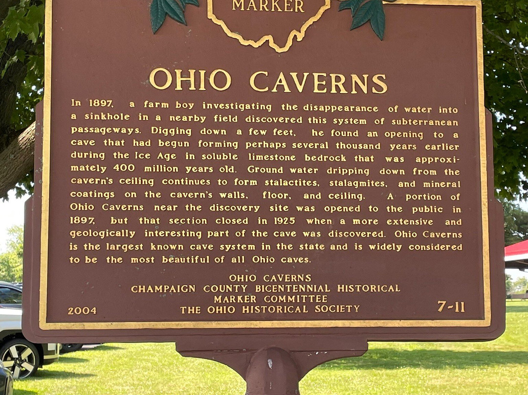 Ohio Caverns-West Liberty必去景点