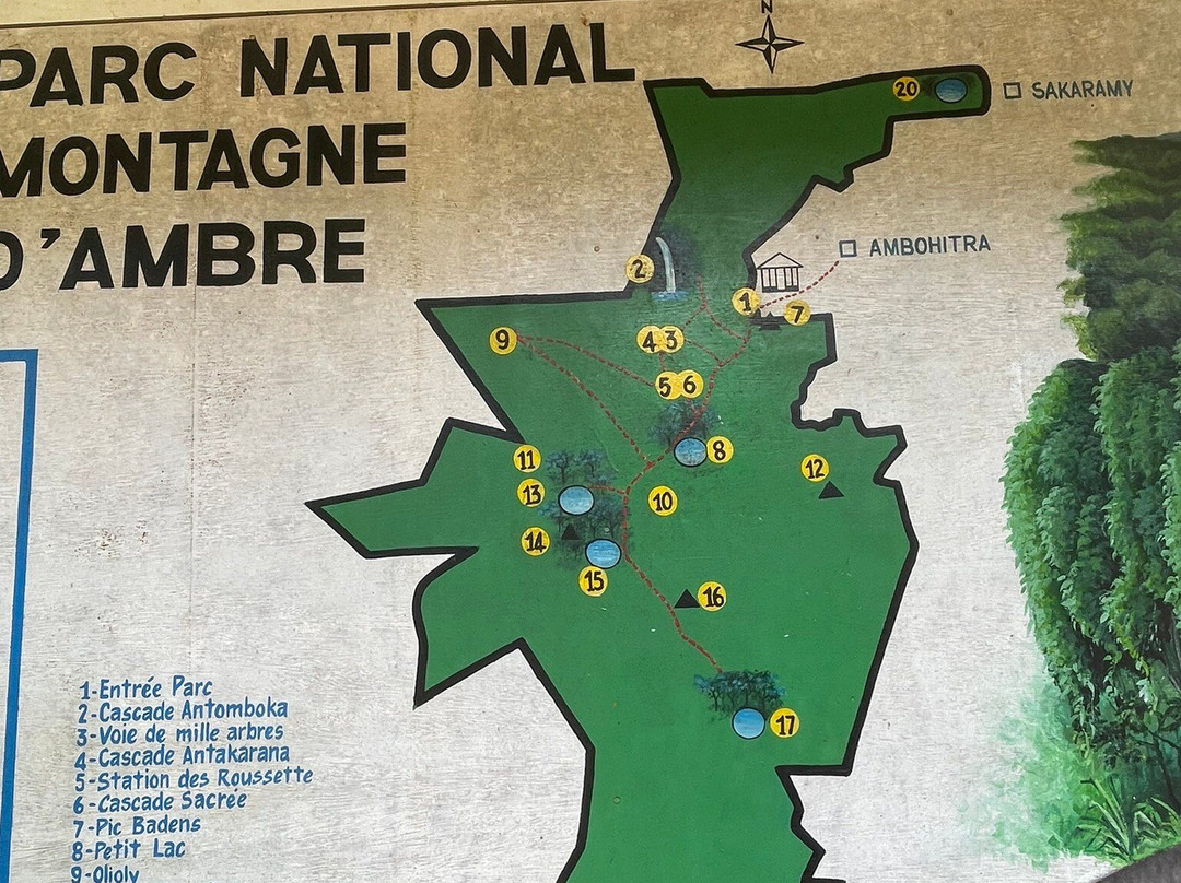 Parc Nationale Montagne D'ambre-Joffreville必去景点
