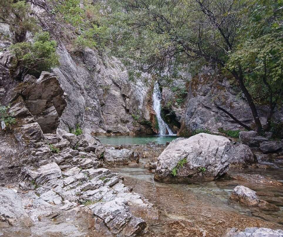Kokkinos Vrachos Waterfall-Dion必去景点