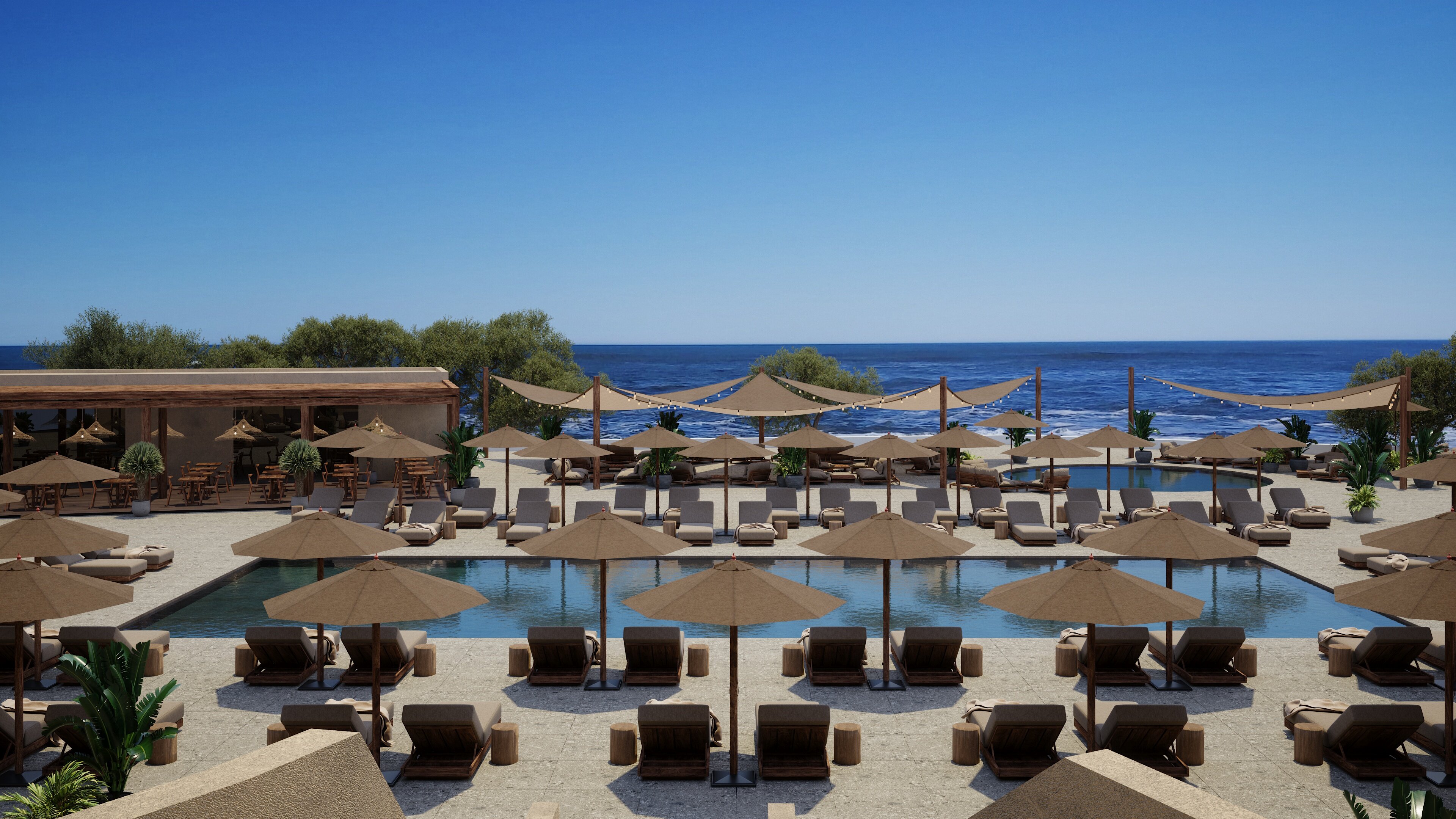 Serita Beach Hotel-泳池