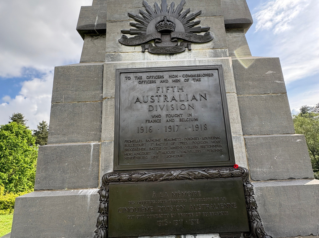 5th Australian Division Memorial-伊普尔必去景点