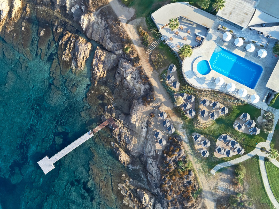 Nea Chryssi Akti酒店住宿-Poseidon of Paros Hotel & Spa