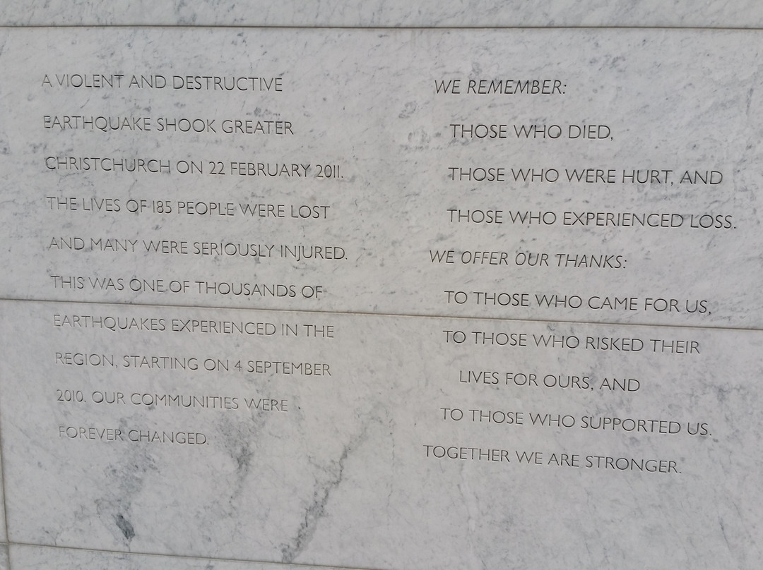 Canterbury Earthquake National Memorial景点图片