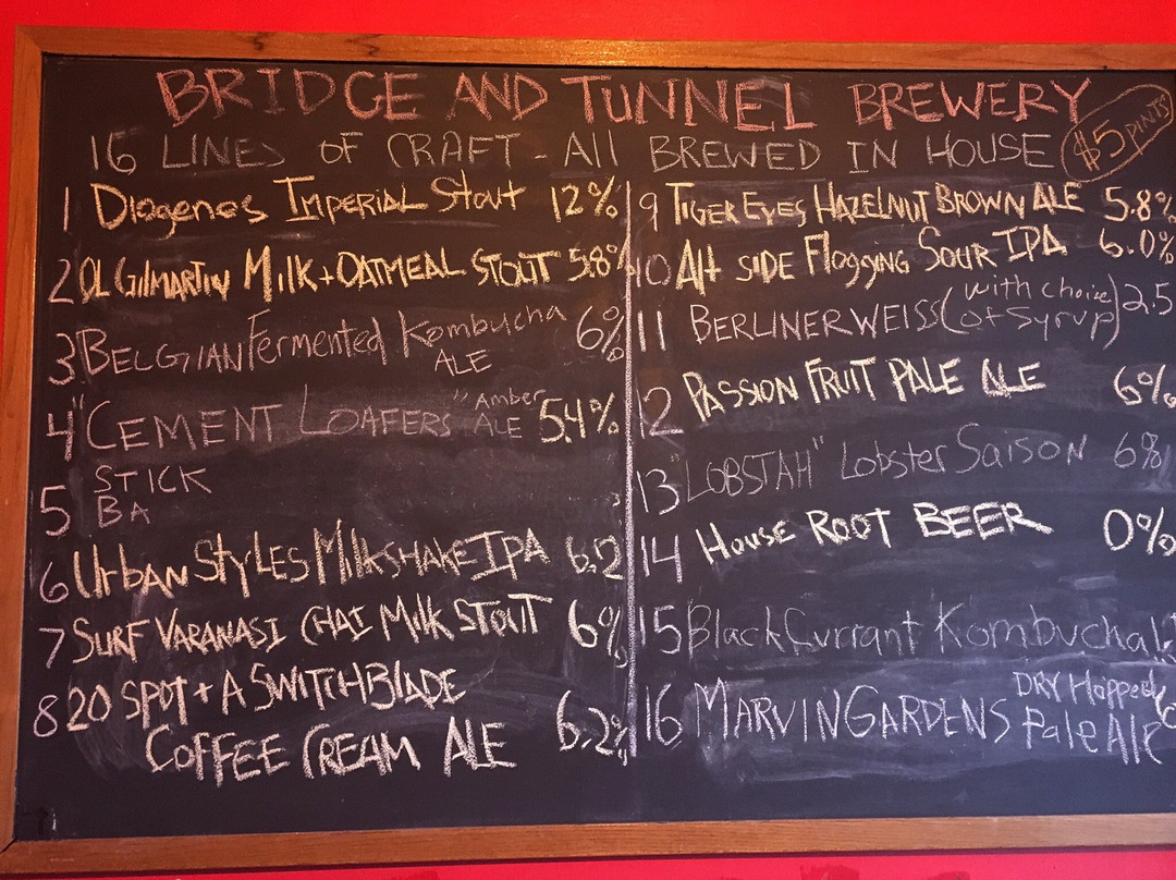 Bridge and Tunnel Brewery-Ridgewood必去景点