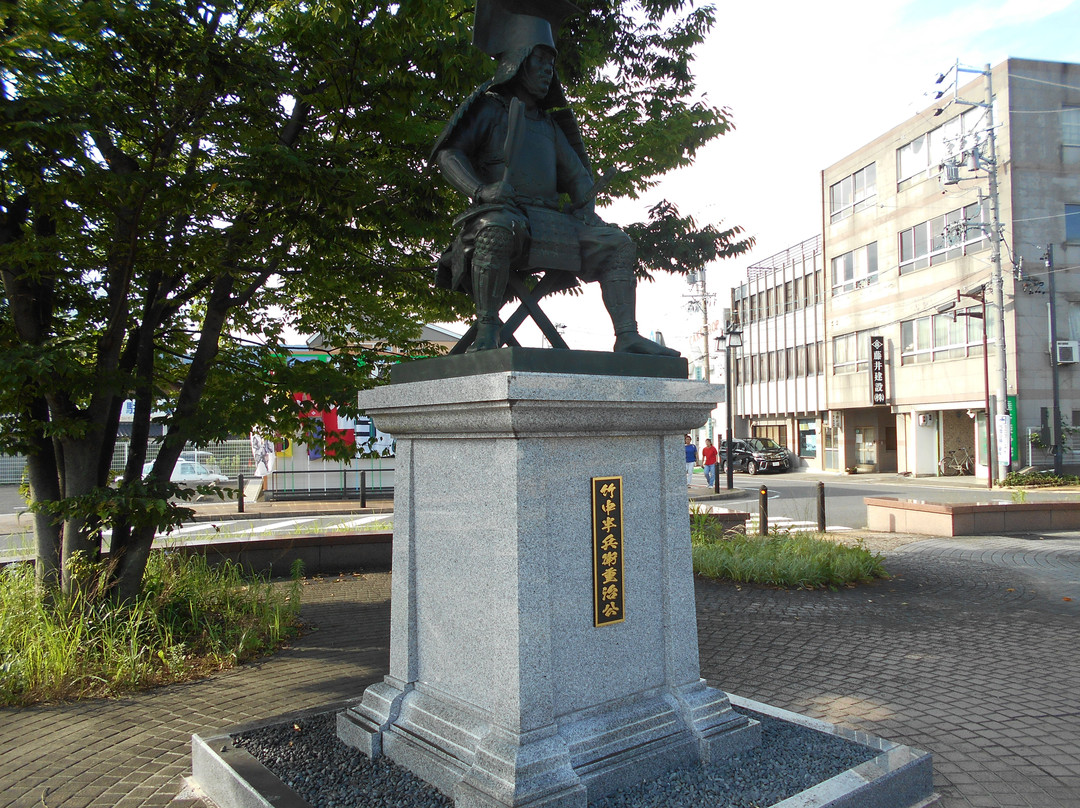 Takenaka Hanbei Statue-垂井町必去景点
