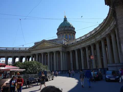 喀山圣母大教堂 (Kazansky Sobor)-圣彼得堡必去景点