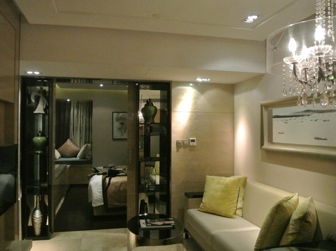 洲至奢选上海静安THE ONE套房酒店主图