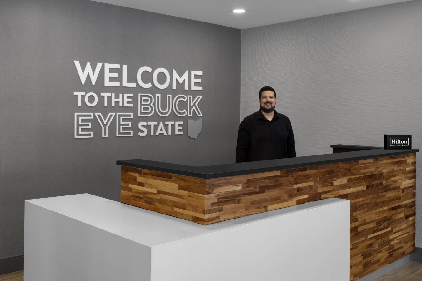 克里夫兰市中心希尔顿欢朋酒店-浴室