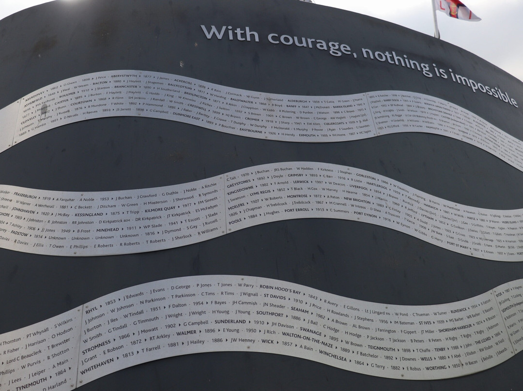 RNLI Memorial Sculpture-普尔必去景点