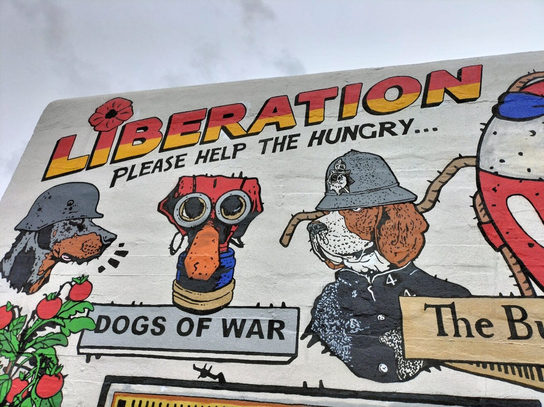 Guernsey Liberation Mural-St Peter Port必去景点