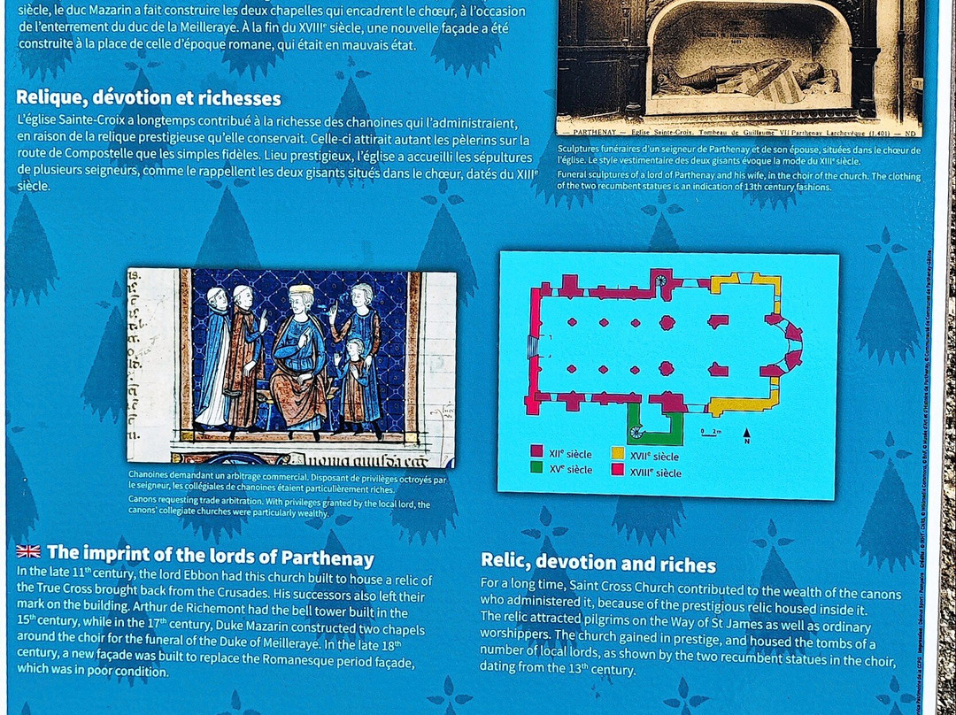 Eglise Sainte-Croix-Parthenay必去景点