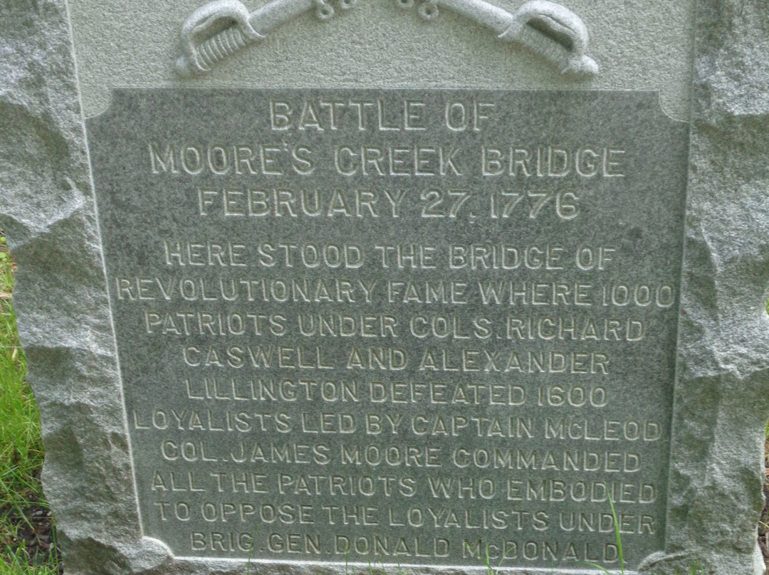 Moore's Creek National Battlefield-Currie必去景点