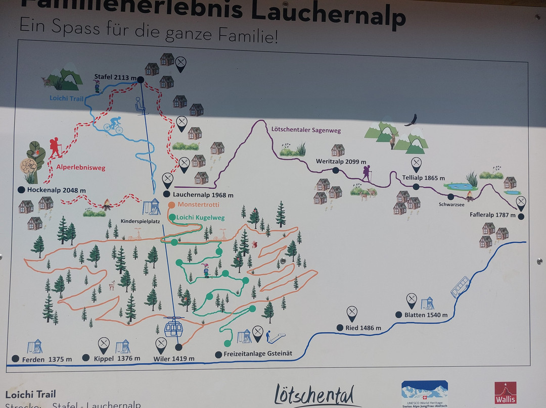 Lauchernalp Bergbahnen-Wiler必去景点