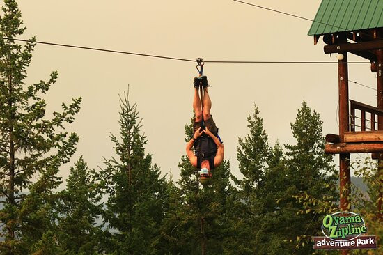 Oyama Zipline Adventure Park-Lake Country必去景点