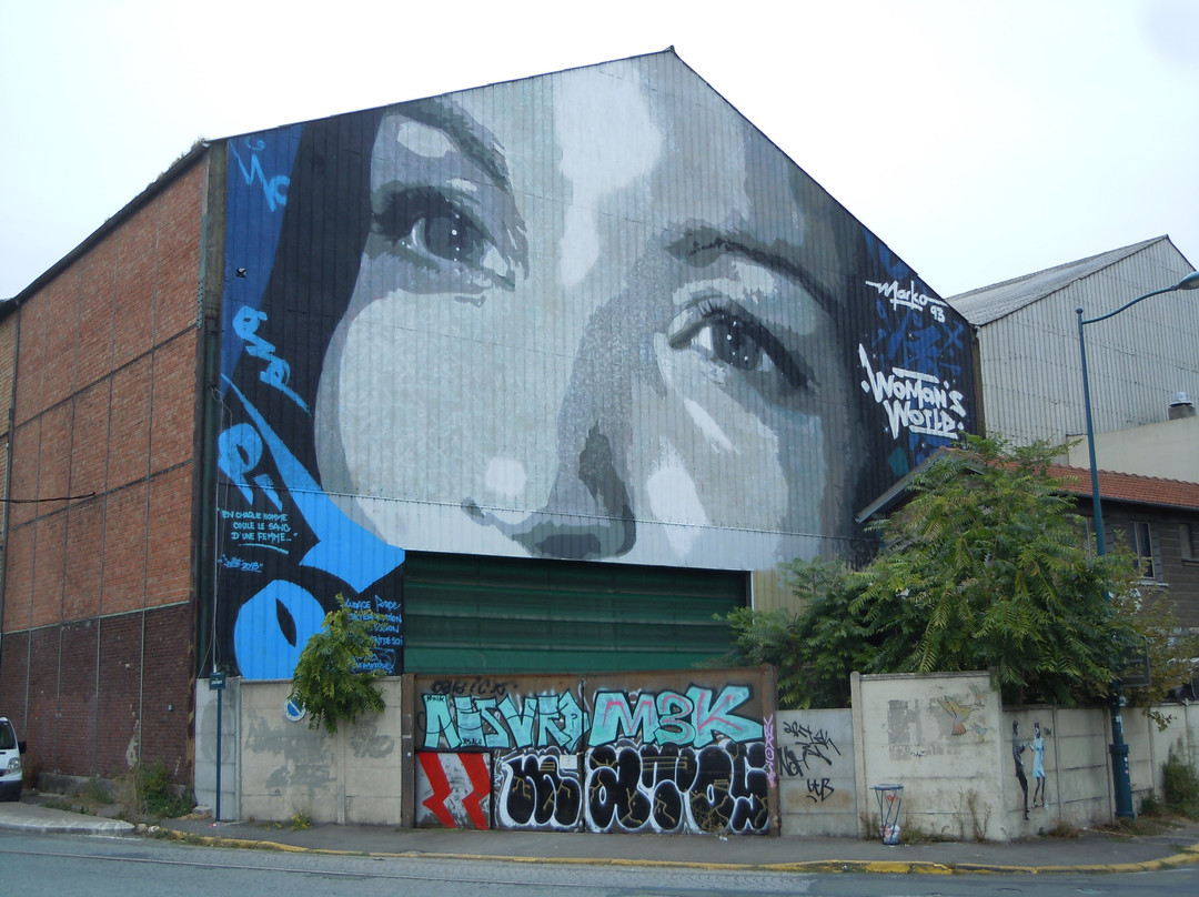 Fresque Sarah Ourahmoune-庞坦必去景点