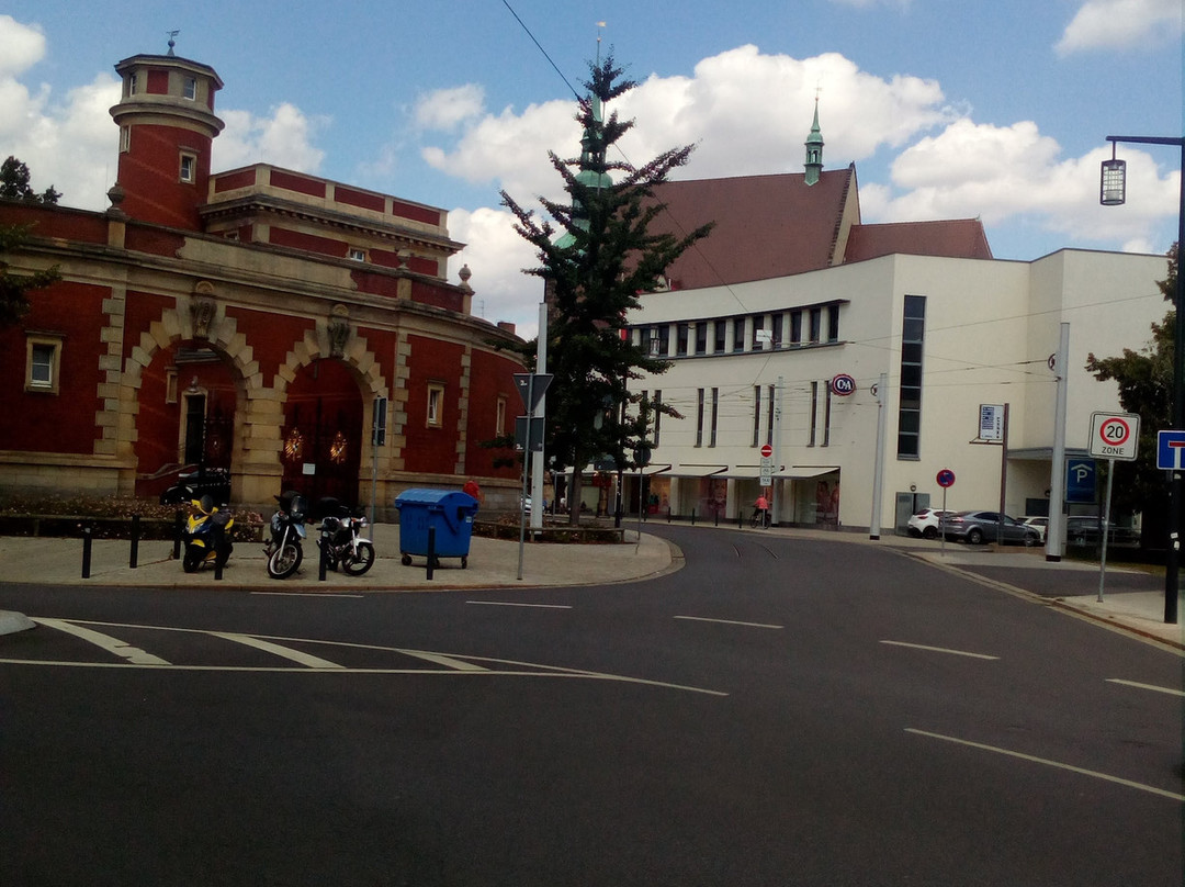 Postplatz mit Muschelminna-Brunnen-格尔利茨必去景点