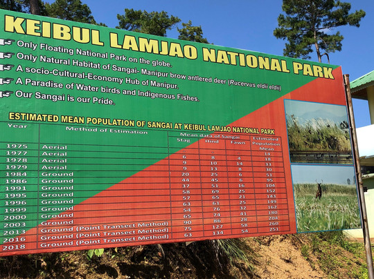 Keibul Lamjao National Park-Bishnupur District必去景点