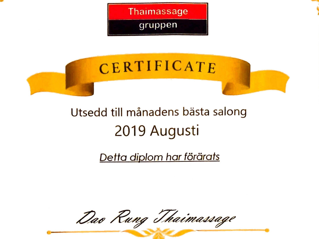 Dao Rung Traditional Thai Massage-斯德哥尔摩必去景点