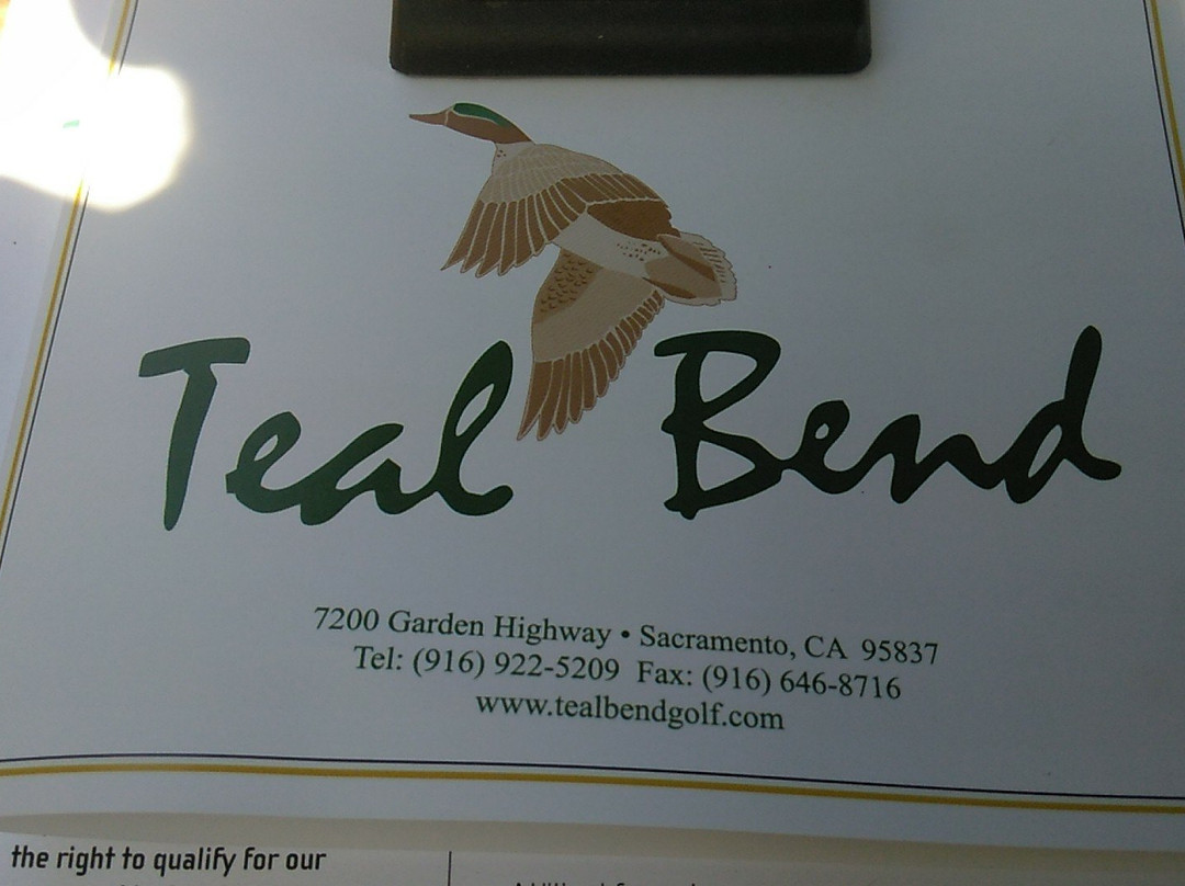 Teal Bend Golf Club-沙加缅度必去景点