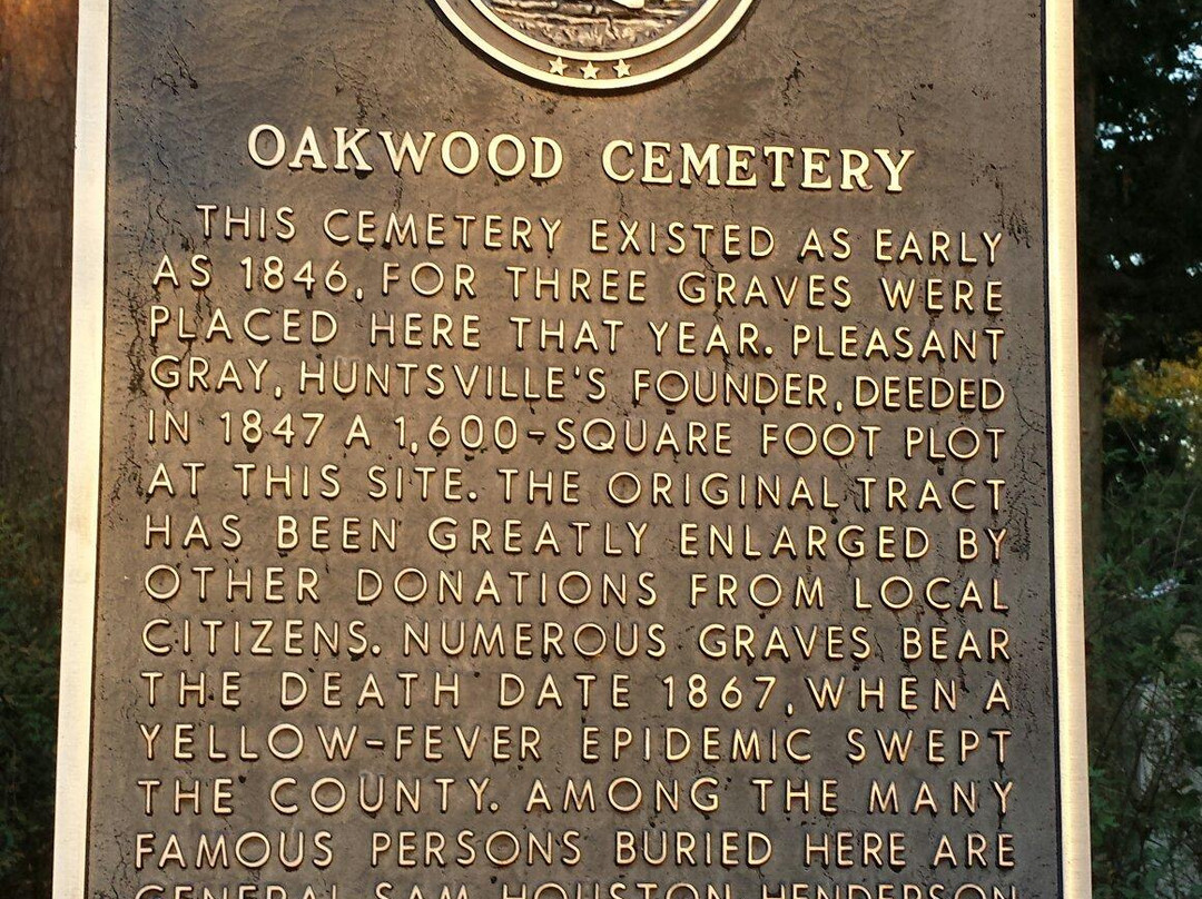 Oakwood Cemetery-Huntsville必去景点