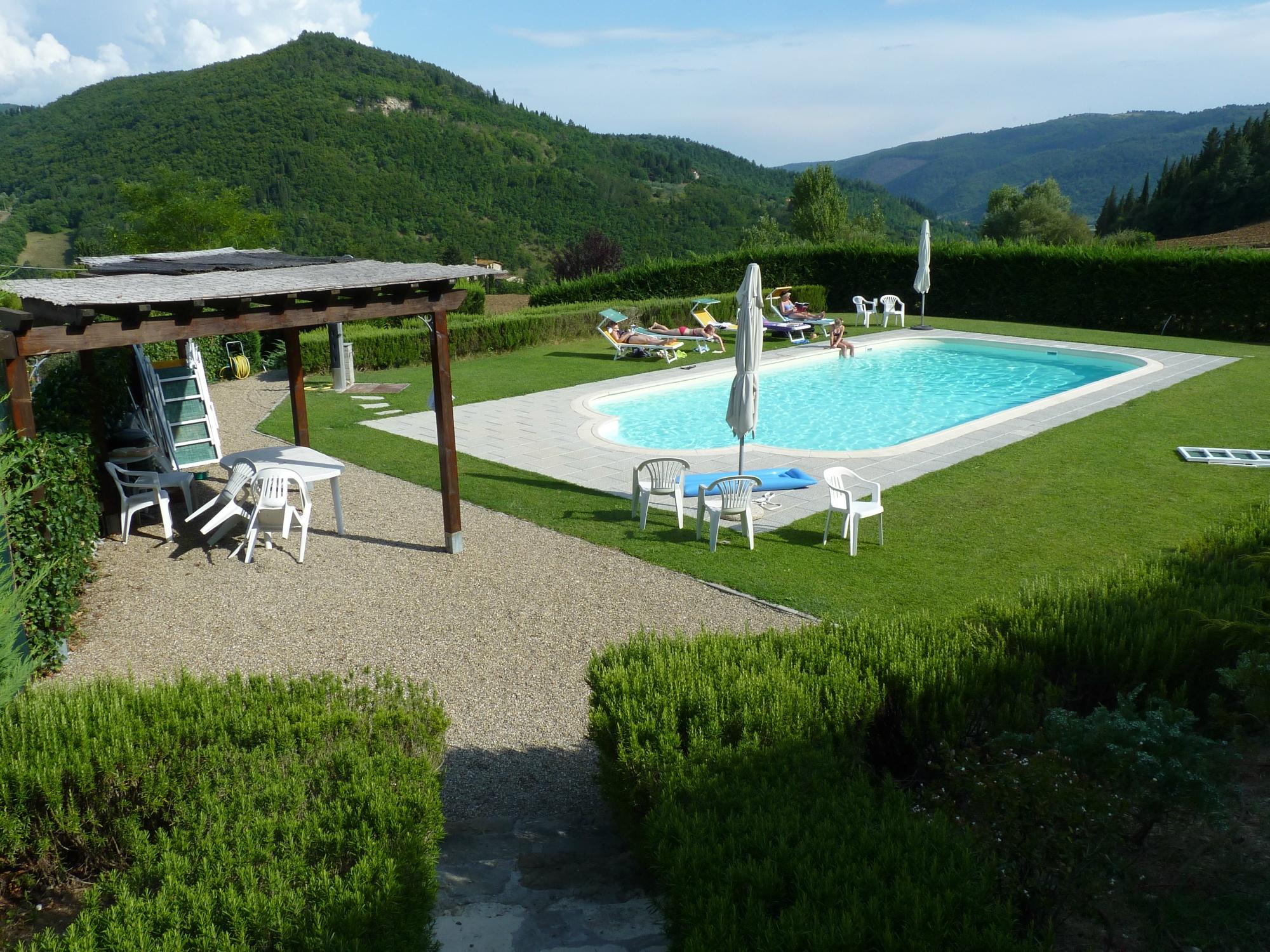 Lombrichino Bed & Breakfast-泳池