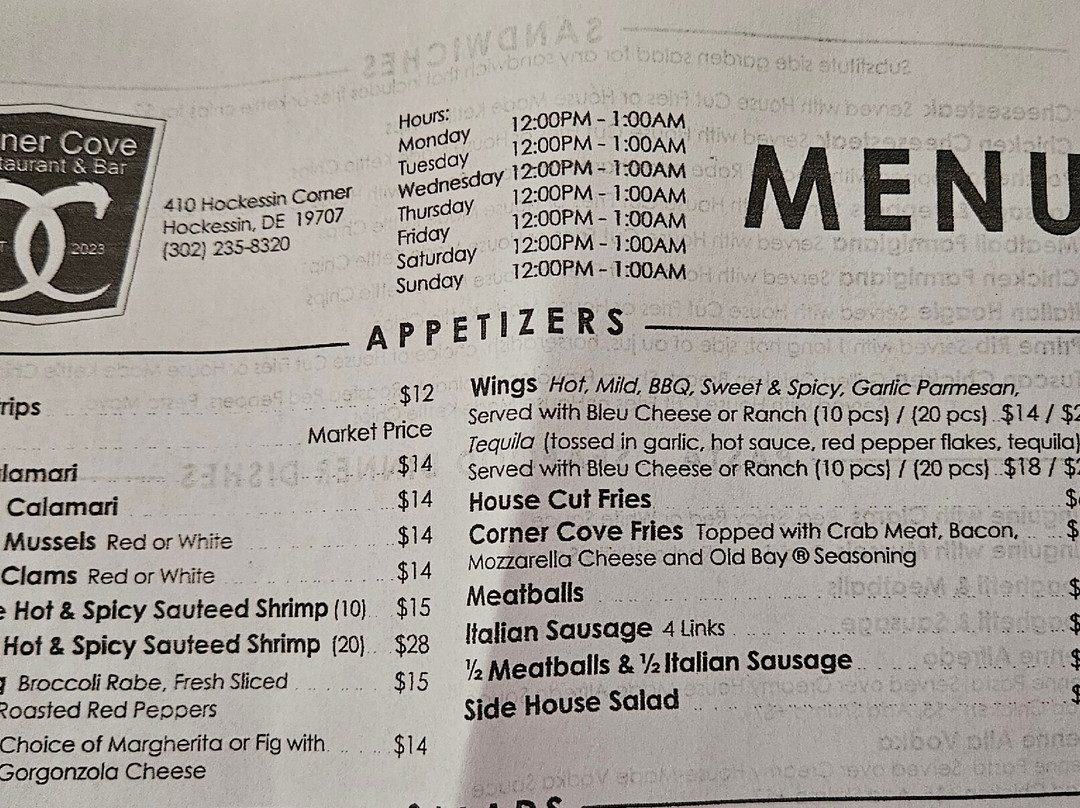 Corner Cove Restaurant &bar