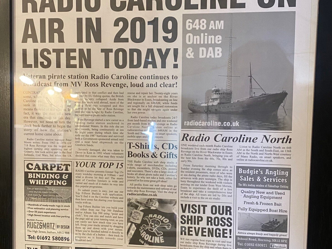 MV Ross Revenge - Home of Radio Caroline-West Mersea必去景点