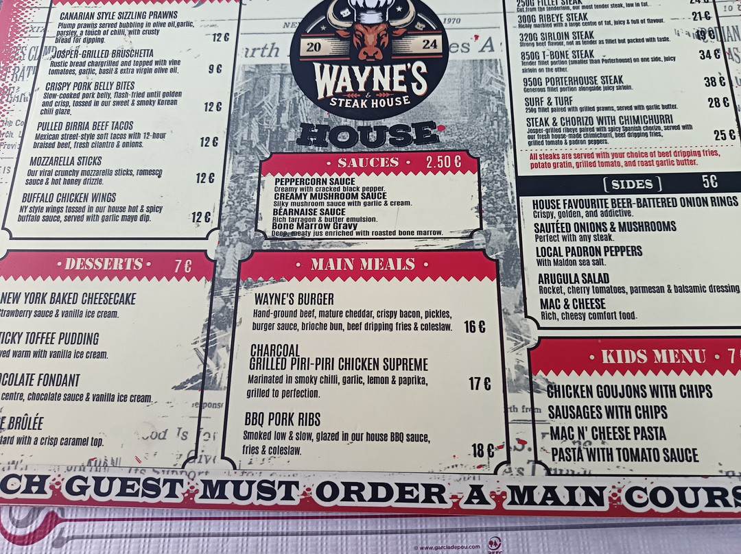 Wayne's Steakhouse