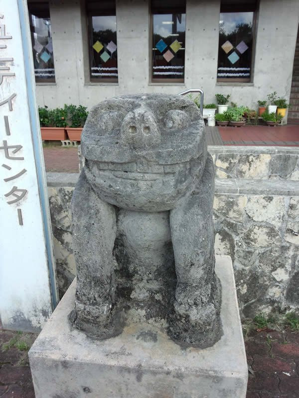 Stone Statue of Lion in Nakajima-ku景点图片
