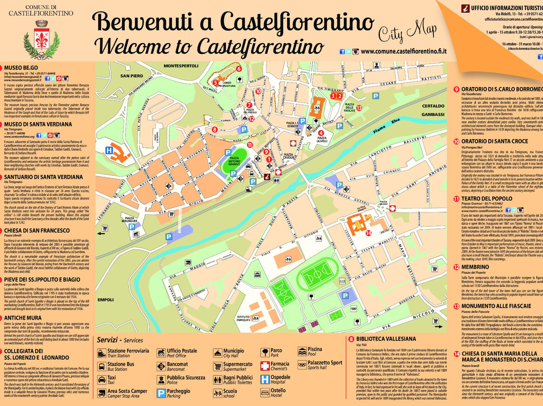 Ufficio Informazioni Turistiche-Castelfiorentino必去景点