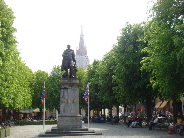 Square and Statue of Simon Stevin
