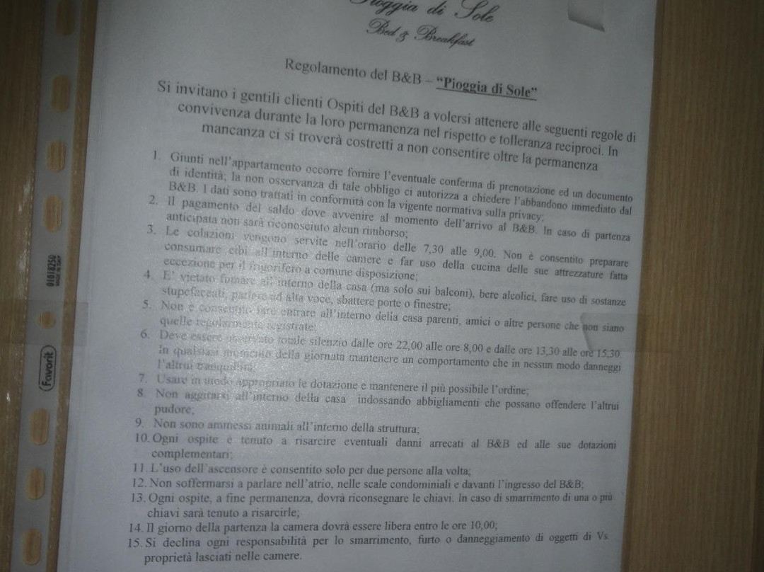 B&B Pioggia di Sole主图