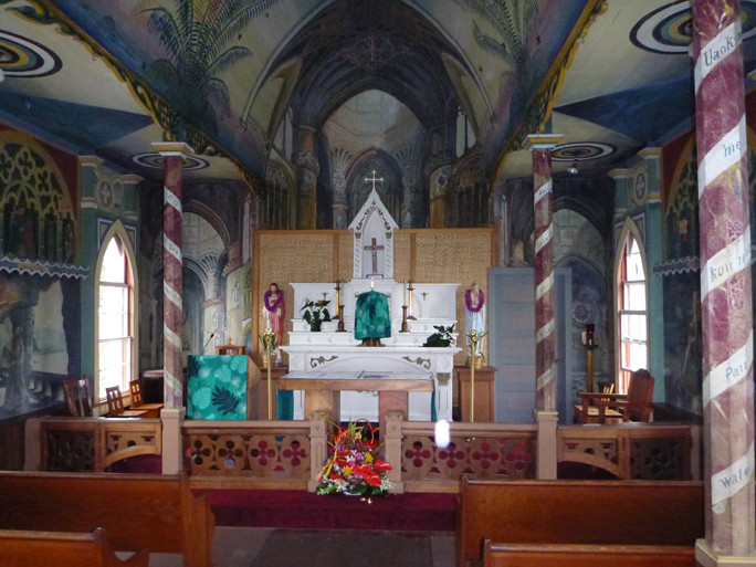 Star of the Sea Painted Church-Kalapana必去景点