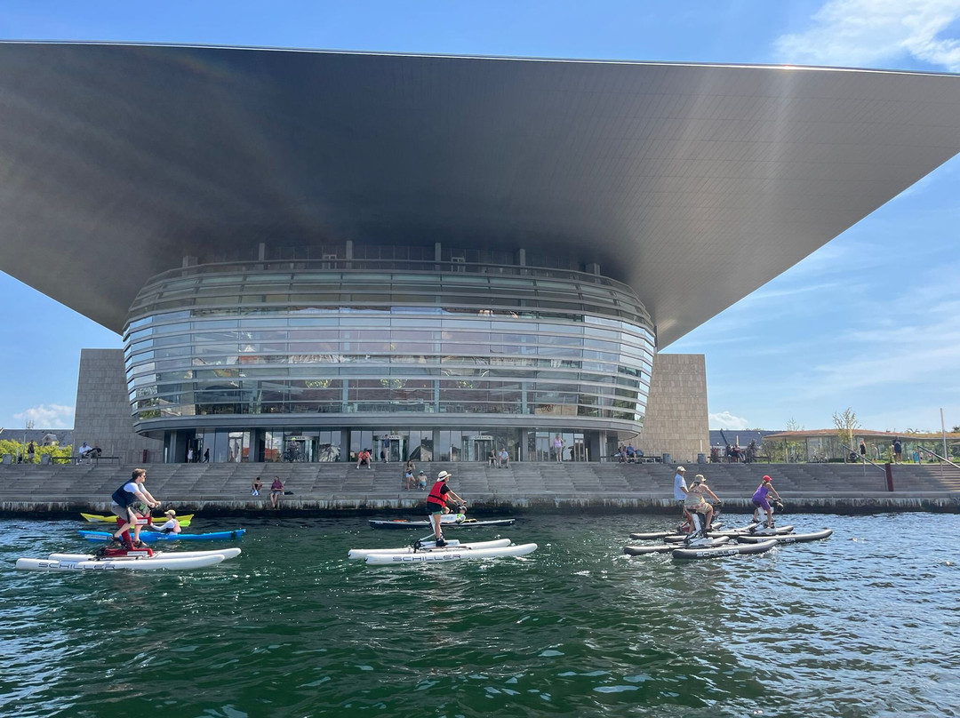 See Copenhagen from a HydroBike-哥本哈根必去景点