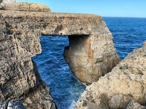 Wied il-Mielaħ Window-Gharb必去景点