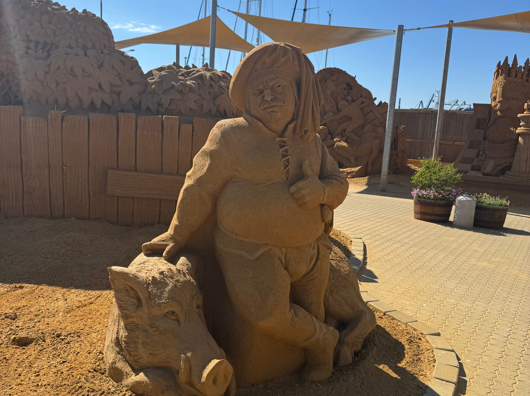 Hundested Sandskulptur Festival-洪德斯德必去景点