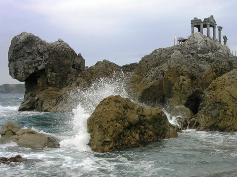 利岛村旅游景点-Yunohama Roten Onsen