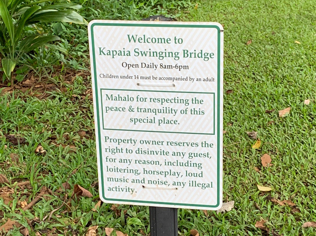 Kapaia Suspension Bridge景点图片