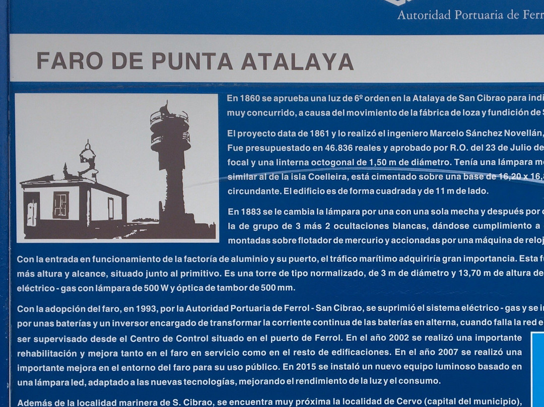 Faro de San Cibrao-Cervo必去景点